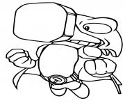 Coloring page Superthings Kazoom Kids - Superzings 8 : Smash Crash - K.05 -  Bad Party 7