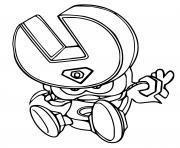 Printable superzings metal crunch coloring pages