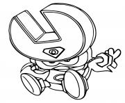 Coloring page Superthings Kazoom Kids - Superzings 8 : Smash Crash - K.05 -  Bad Party 7