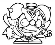 Coloring page Superthings Kazoom Kids - Superzings 8 : Smash Crash - K.05 -  Bad Party 7