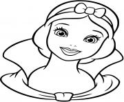 Printable princess snow white coloring pages