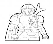 Printable the mandalorian yoda temple Jedi coloring pages