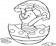 Printable pignet easter egg coloring pages