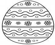 Printable Easter Egg Beautiful coloring pages