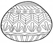 Printable easter egg adult coloring pages