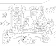 Printable bluey time for a nanna nap coloring pages