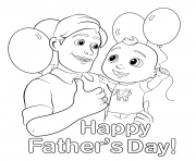 Printable Happy Fathers Day coloring pages