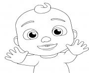Printable baby jay from cocomelon coloring pages