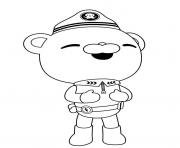Printable captain barnacles octonauts coloring pages