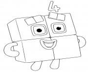 Numberblocks Coloring Pages Printable