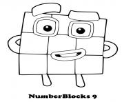 Numberblocks Coloring Pages Printable