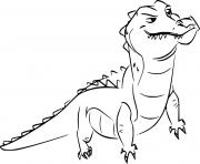 Printable Crocodile from Lion Guard coloring pages