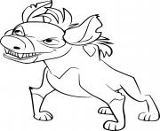 Printable Cheezi Hyena coloring pages