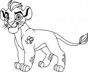 Printable Kion Lion coloring pages