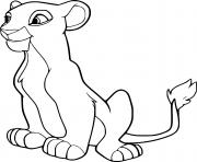 Printable Nala Lion coloring pages