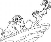 Printable The Day Simba Was Born coloring pages