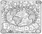Printable earth day everyday coloring pages