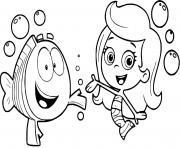 Printable molly mr grouper bubble guppies coloring pages