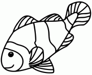 Printable nemo fish coloring pages