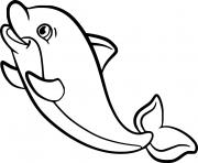 Cute Cartoon Dolphin