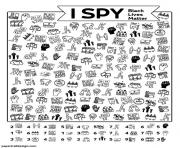 Printable i spy black lives matter coloring pages