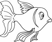 Printable Tamasaba Goldfish coloring pages