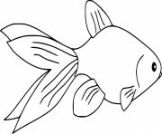 Printable Common Goldfish coloring pages