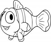Cute Cartoon Clownfish