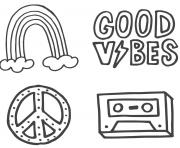 vsco girl good vibes peace 1