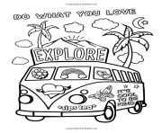 Printable aesthetics do what you love explore coloring pages