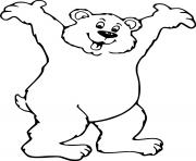 Happy Bear Spread Arms