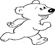 Cartoon Bear Running