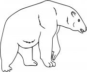 Simple Walking Polar Bear