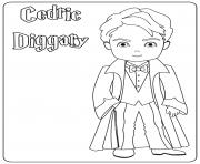 Printable Cedric Diggary coloring pages