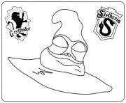 Printable Sorting Hat coloring pages