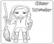 Printable Ginny Weasley coloring pages