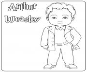 Printable Arthur Weasley coloring pages