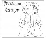 Printable Severus Snape coloring pages