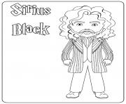 Printable Sirius Black coloring pages