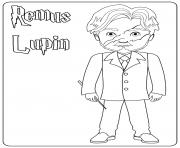 Printable Remus Lupin coloring pages