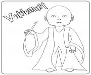 Printable Valdemort coloring pages