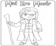 Printable Mad Eye Moody coloring pages