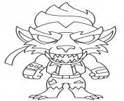 Printable Tier Werewolf Dire coloring pages