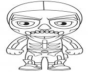 Printable skull ranger coloring pages