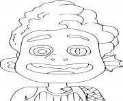 Printable Alberto Scorfano Face coloring pages