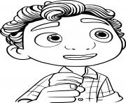 Printable Luca Paguro Talking coloring pages