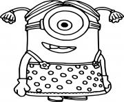Printable Stuart Dresses As a Little Girl coloring pages