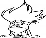 Printable Evil Minion coloring pages