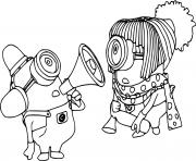 Printable Carl Talking to Stuart coloring pages