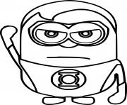 Printable Super Minion coloring pages